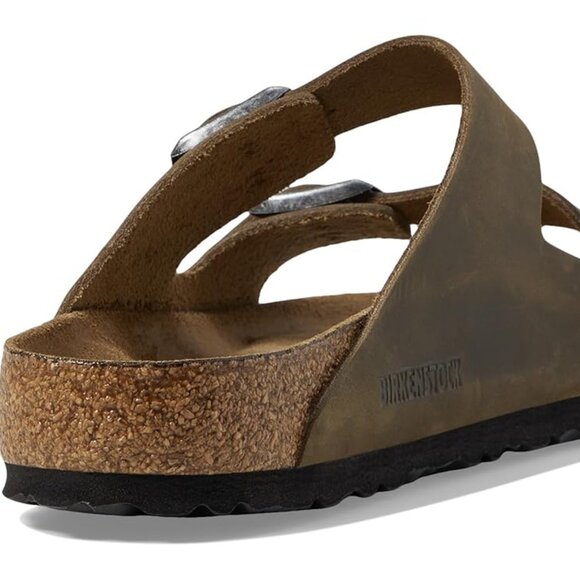 Birkenstock $145 Arizona Soft Footbed - Oiled Leather Faded Khaki EU 42 N NIB! - Picture 7 of 7